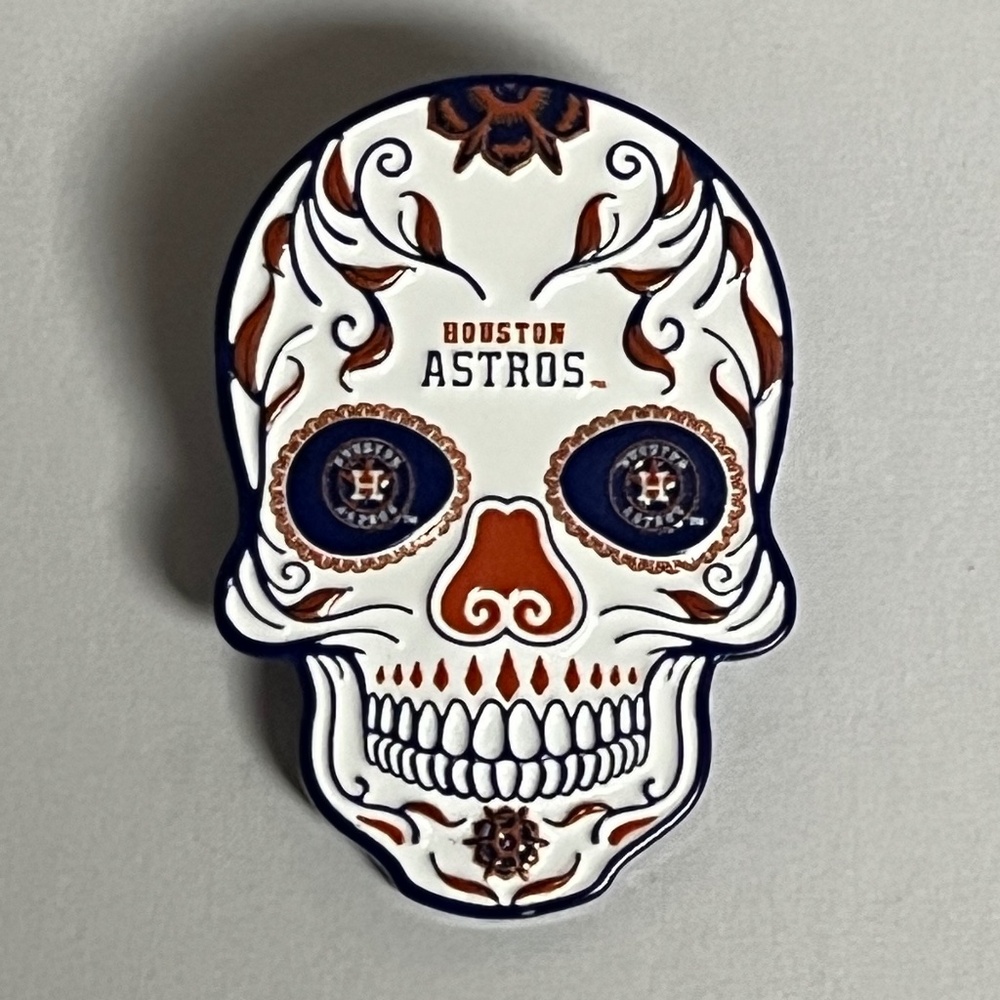 Houston Astros Sugar Skull Hat Pin Streetwear Hats Bag Baseball Fitted New Era